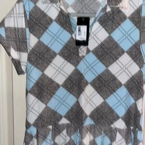 New with tags.Faded Rose argyle dress.size XL.